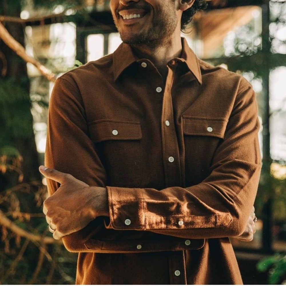 NWT Taylor Stitch Yosemite Shirt in British Khaki size medium